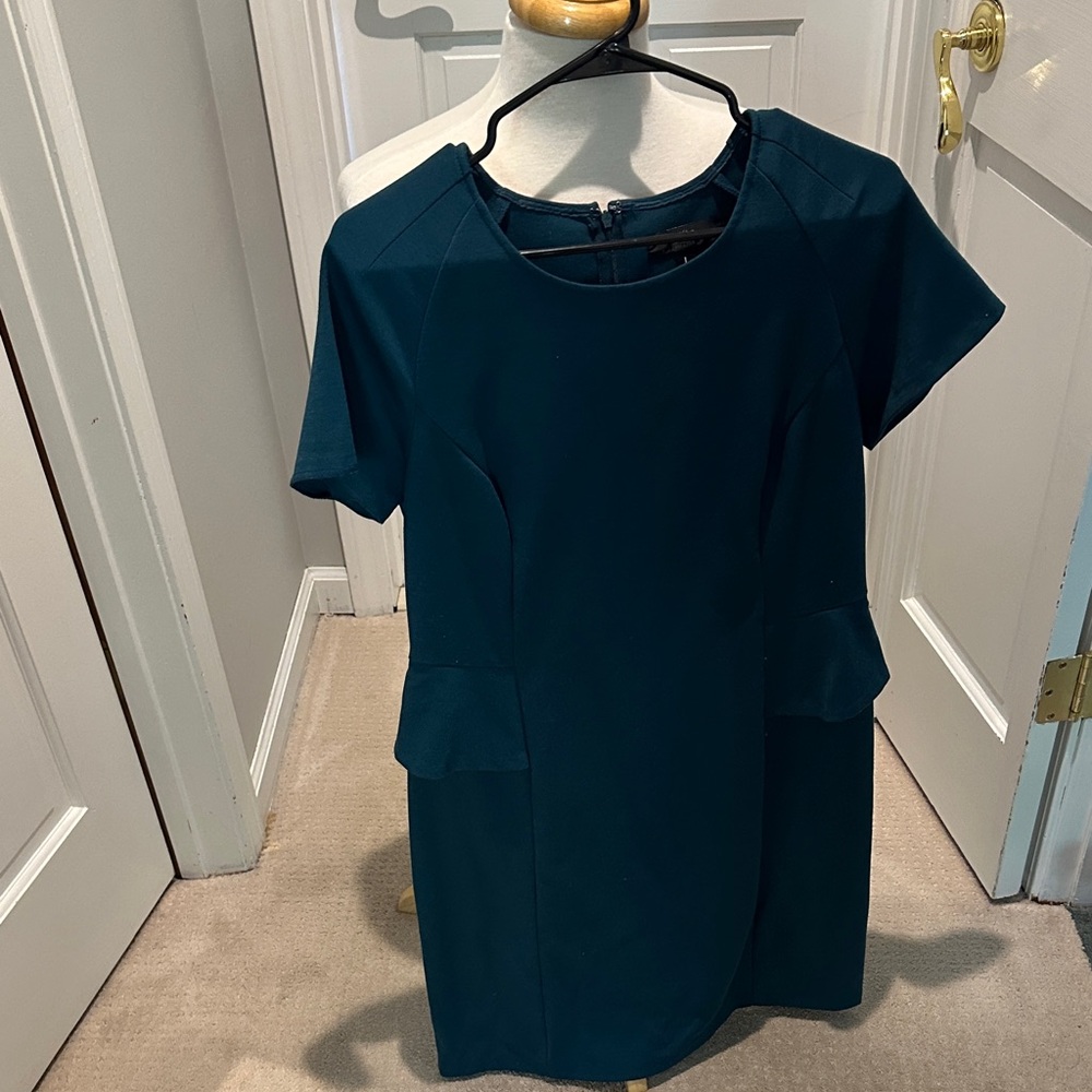 Massimo Dark Teal Mini Dress